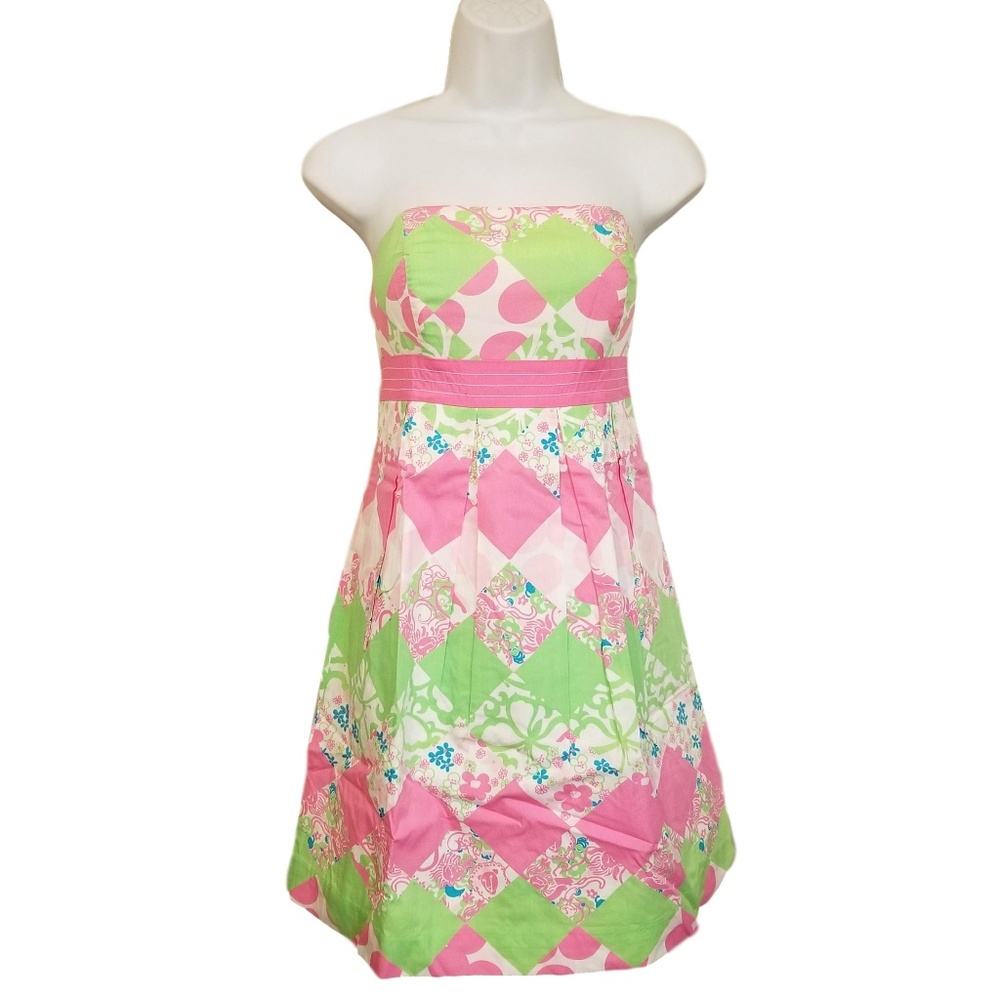 Lilly Pulitzer Strapless Dress Size 2